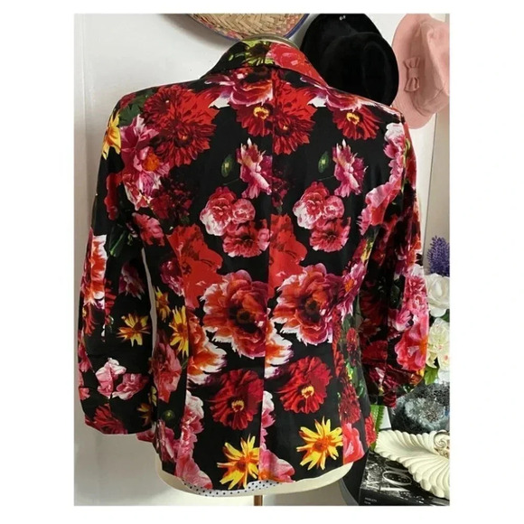 ECI New York - Y2K Floral One Button Blazer - Picture 2 of 9